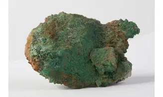 Quartz + Malachite + Calcite