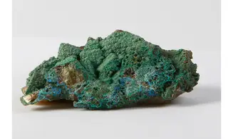 Fluorine fluorite + Quart + Malachite +