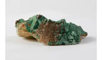 Fluorine fluorite + Quart + Malachite +