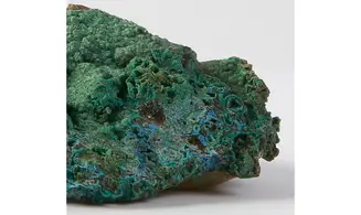 Fluorine fluorite + Quart + Malachite +