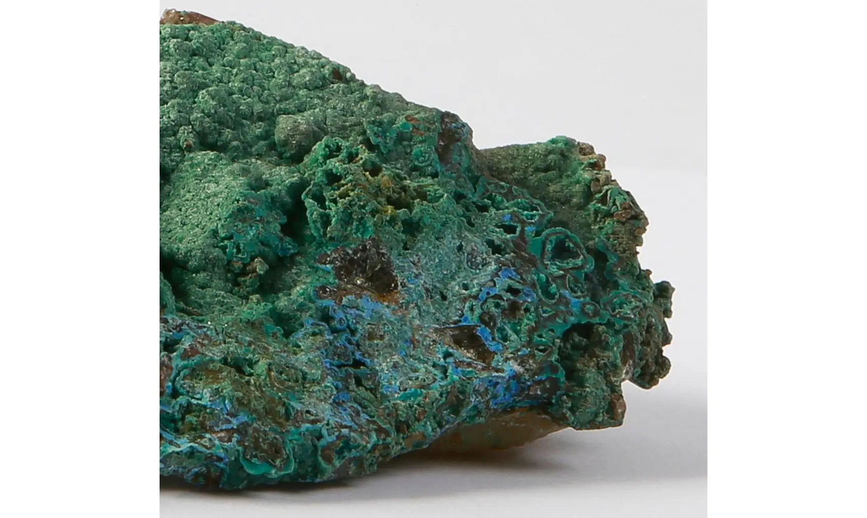 Fluorine fluorite + Quart + Malachite +