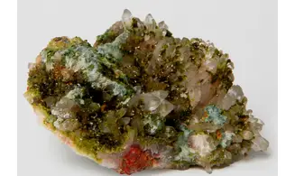 Epidote on quartz
