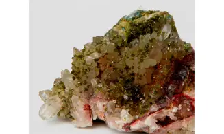 Epidote on quartz