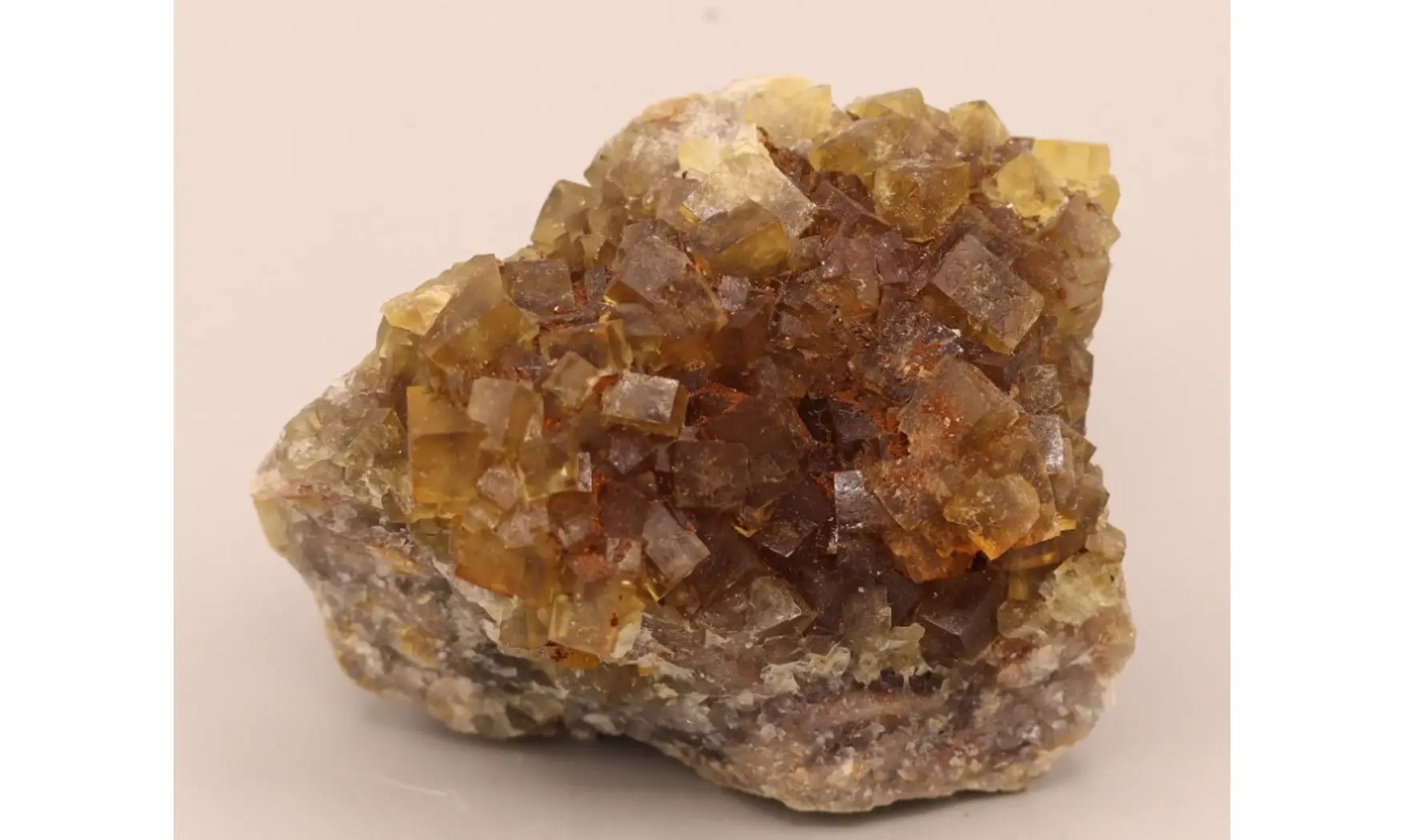 Fluorine fluorite + Barytine