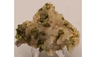 Epidote on quartz