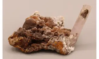 Aragonite sur Quartz