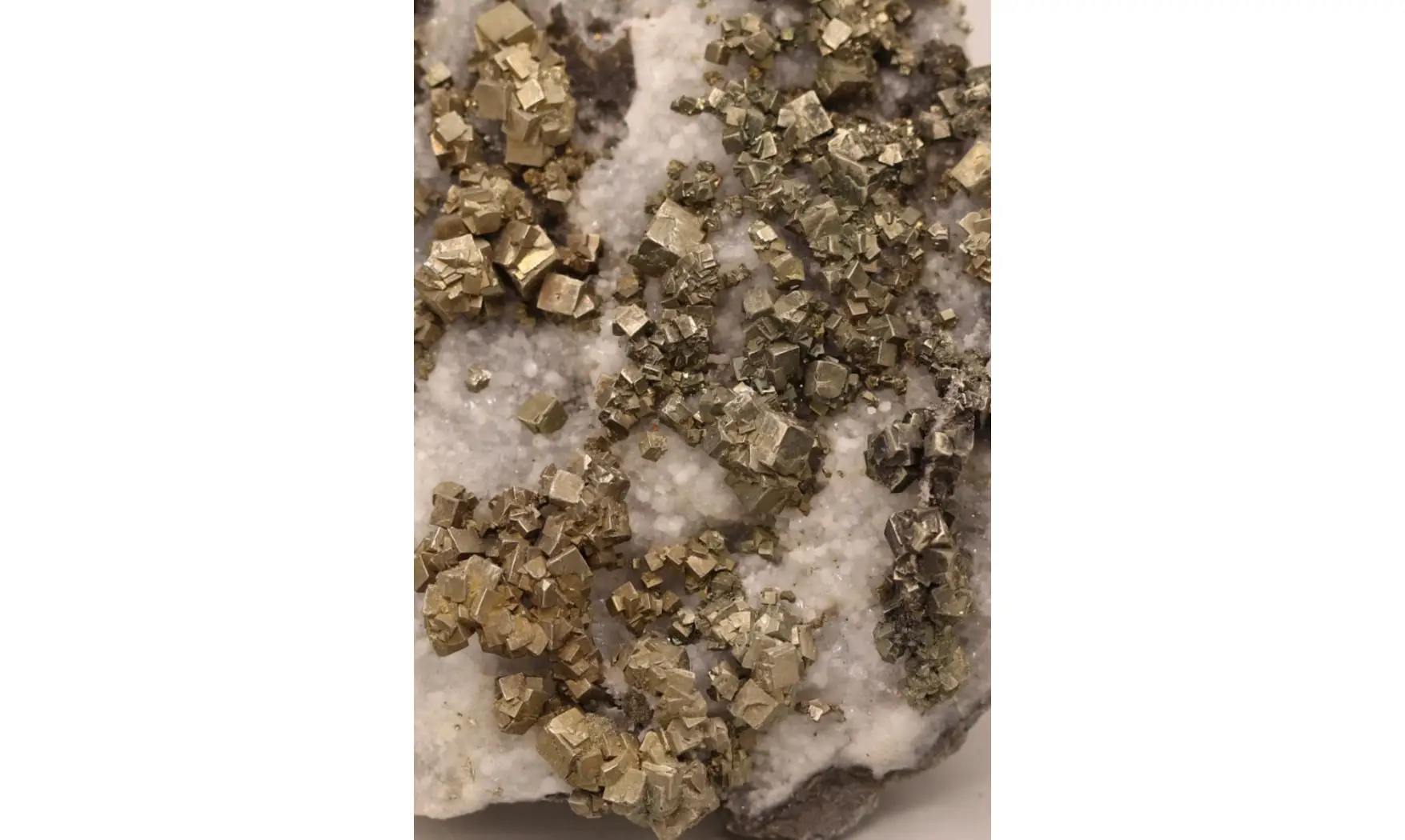 Pyrite sur quartz