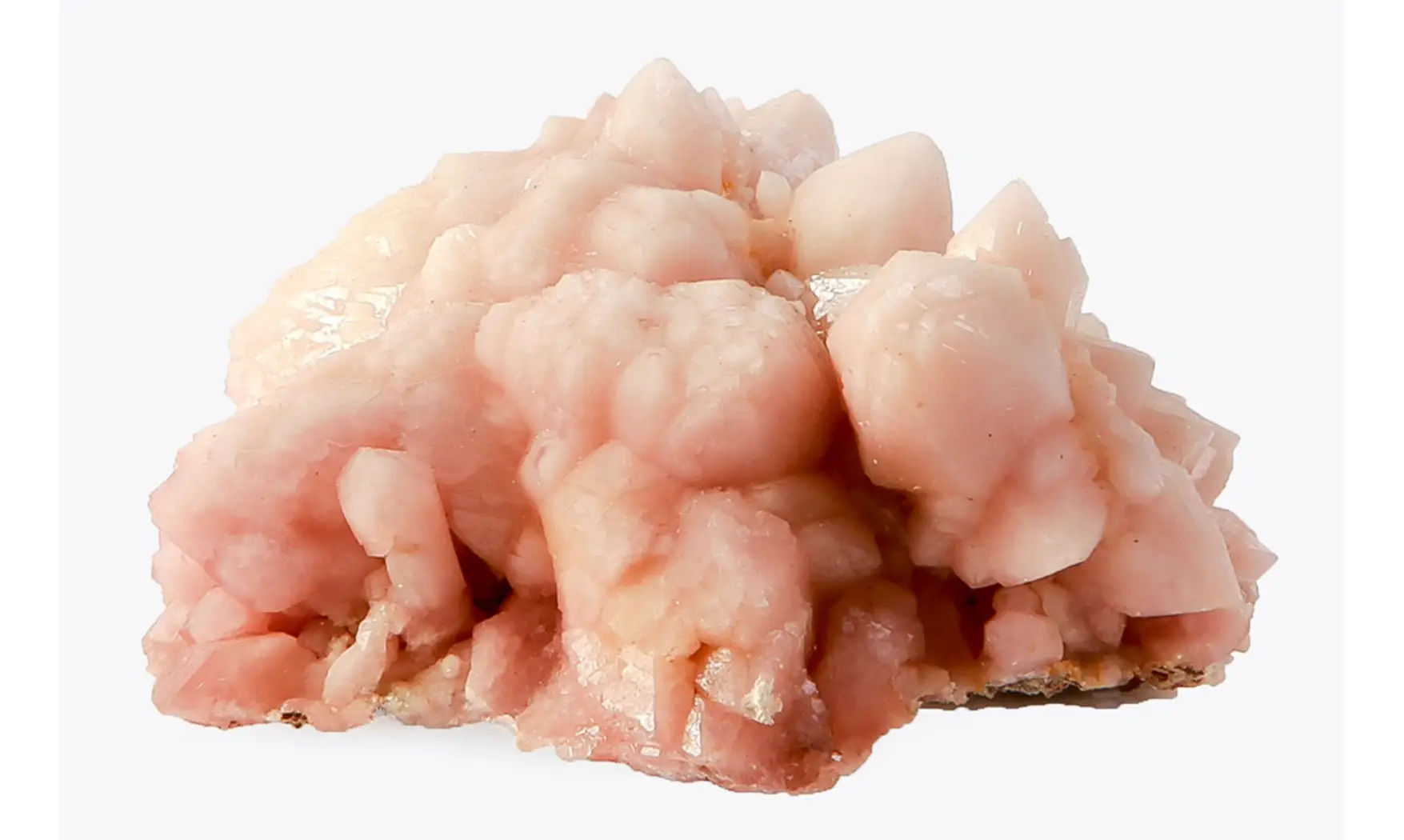 Pink quartz cristals